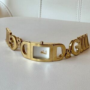 Gold Dolce & Gabbana Watch/ Bracelet